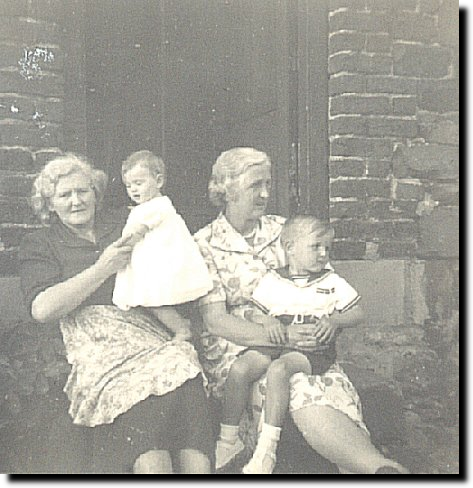 Mary McMenemy with Lizzie Harkness