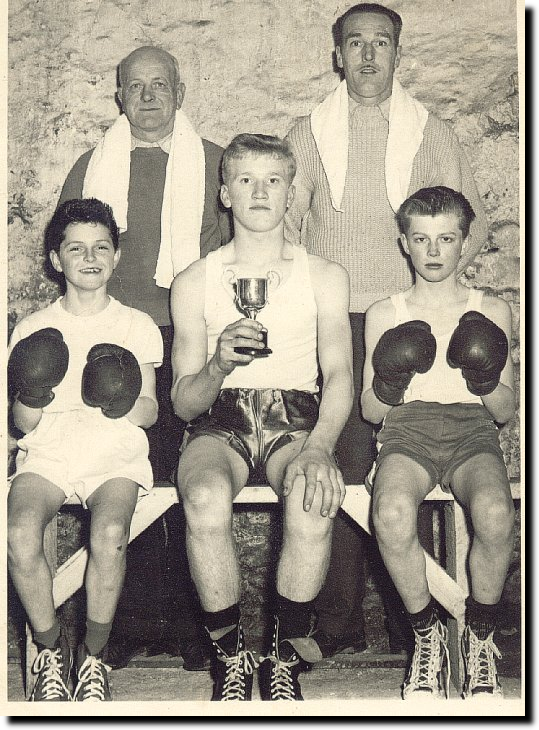 John with the boxing team